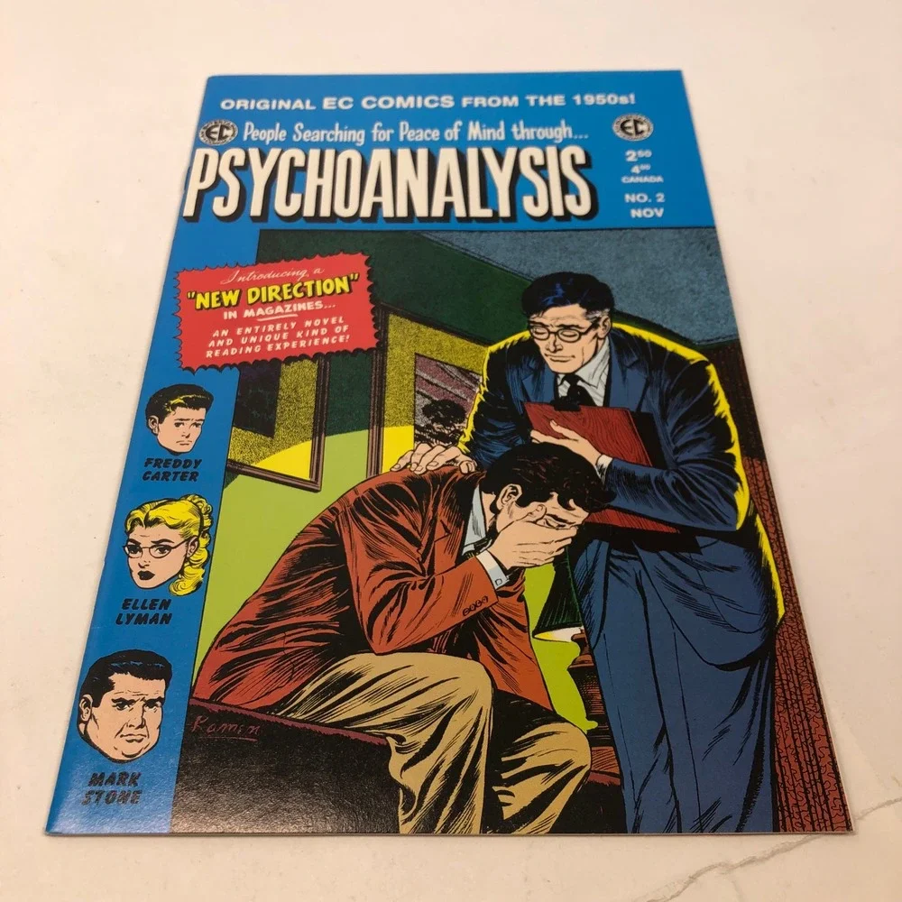 Psychoanalysis No 2‎ EC Comics People Searching for Peace of Mind Reprint 1999